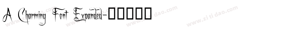 A Charming Font Expanded字体转换